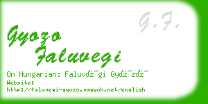 gyozo faluvegi business card